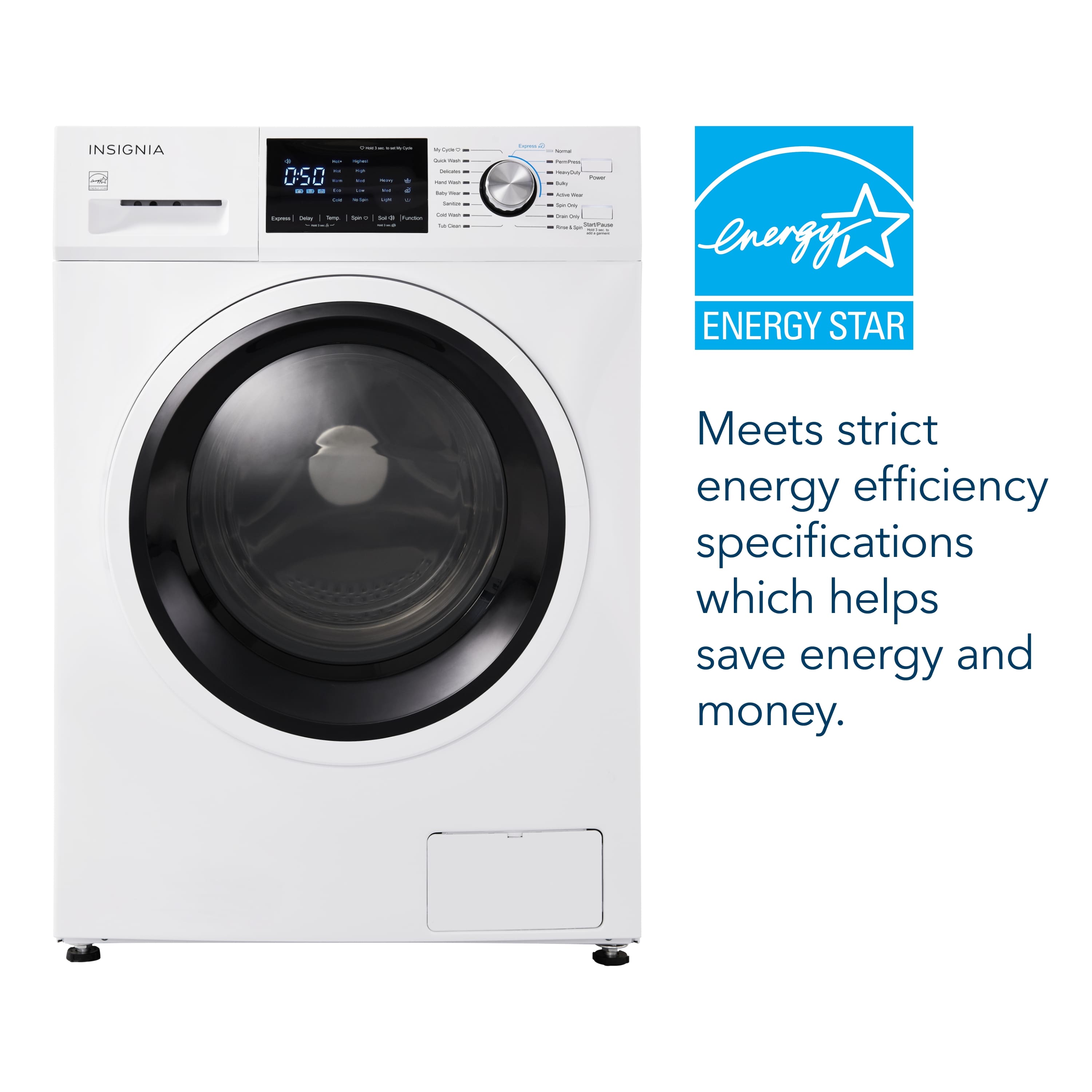 INSIGNIA 050 - - - - I - - - - - - - : - - - : - I - a : - - I - - J - - - mauta - - : I I - - - energy ENERGY STAR Meets strict energy efficiency specifications which helps save energy and money.