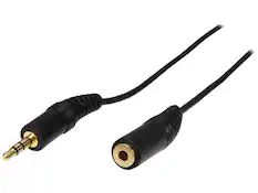 Front. StarTech.com - StarTech.com MU6MF 6 ft. Stereo Extension Cable 3.5mm Male to 3.5mm Female Male to Female.