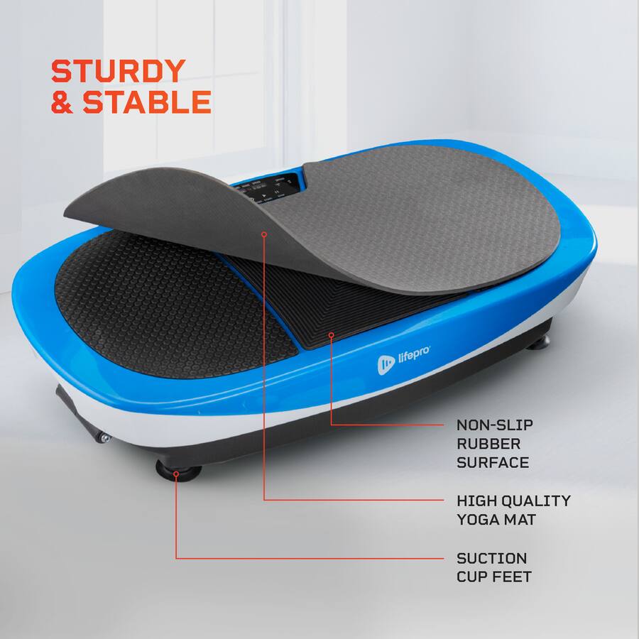 Lifepro Rumblex 4d LifePro Rumblex Max 4D Vibration Plate Exercise Machine with Loop ...