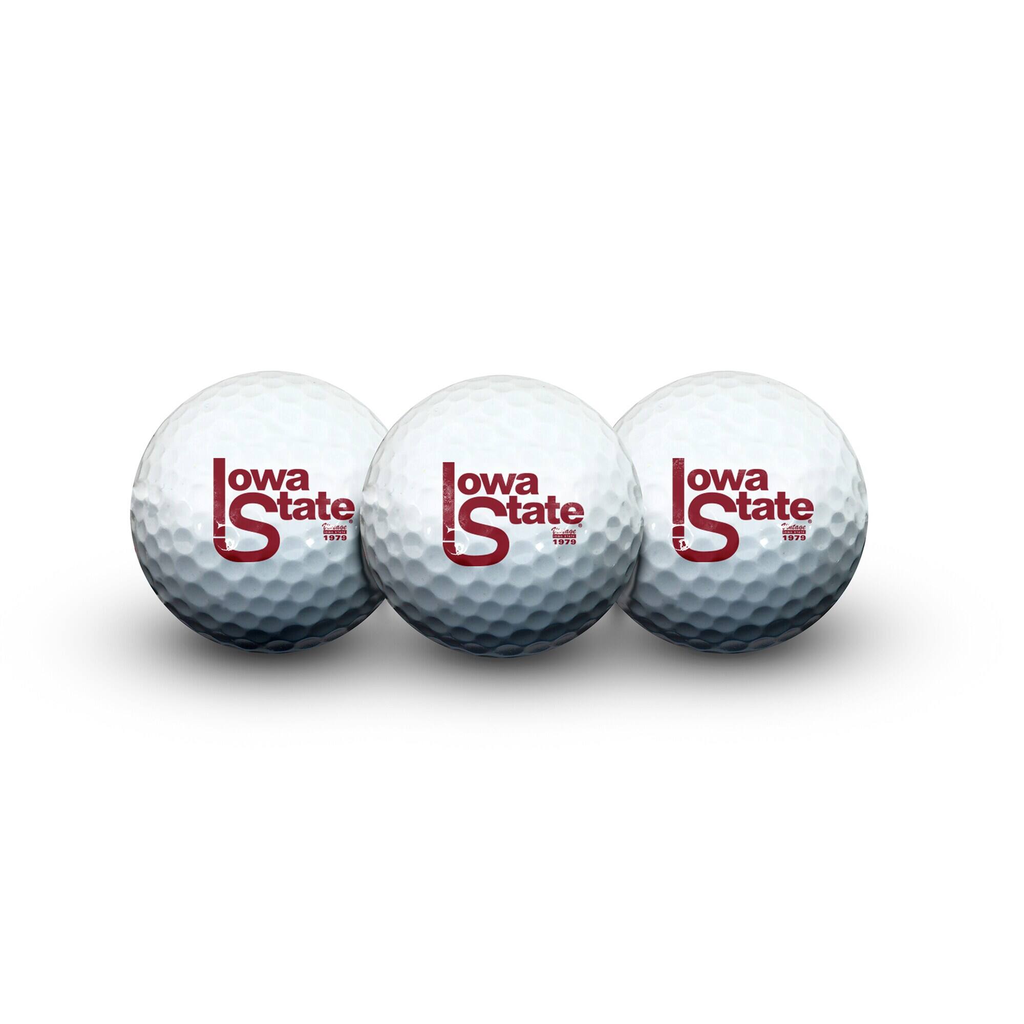 WinCraft - Iowa State Cyclones 3-Pack Golf Ball Set - Multicolor