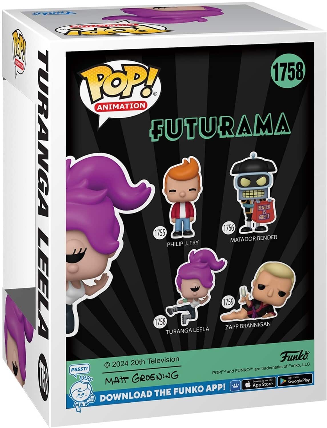 Funko POP! Animation: Futurama: Turanga Leela Collectibles