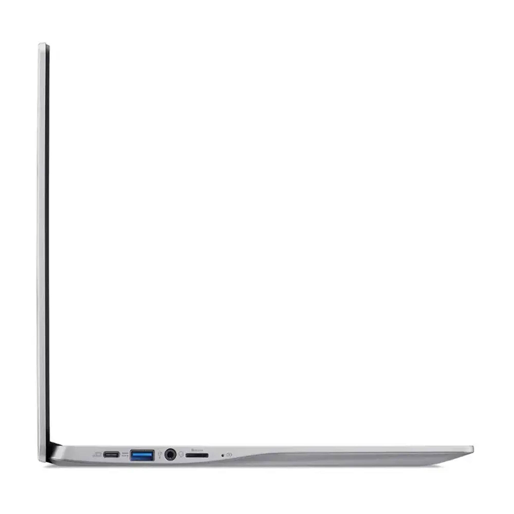 Back. Acer - Acer Chromebook 315 15.6" Laptop with Case + Blackwire 5220 Wired Headset Kit - Silver.