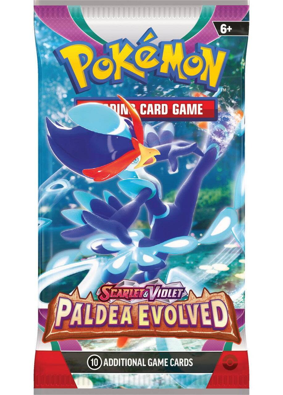 6+ Pokémon™ Trading Card Game Scarlet & Violet Paldea Evolved 10 Additional Game Cards