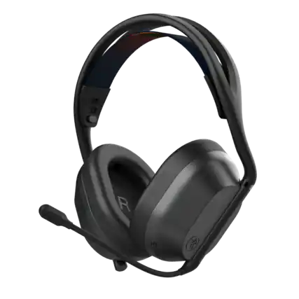 Front. JLab - Daybreak Wireless Bluetooth Gaming Over The Ear Headset - Black.