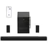 Front. Ultimea - ULTIMEA Skywave Series 7.1.4ch Dolby Atmos Wireless Surround Sound System with 10" Subwoofer and 2 Surround Speakers - Black.