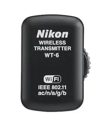 Nikon WIRELESS TRANSMITTER WT-6
Wi-Fi
IEEE 802.11 ac/n/a/g/b
