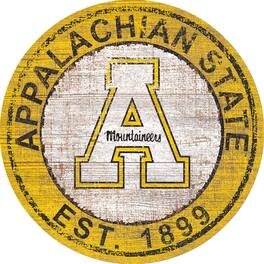 Fan Creations - Appalachian State Mountaineers 24'' Round Heritage Logo Sign - Multicolor