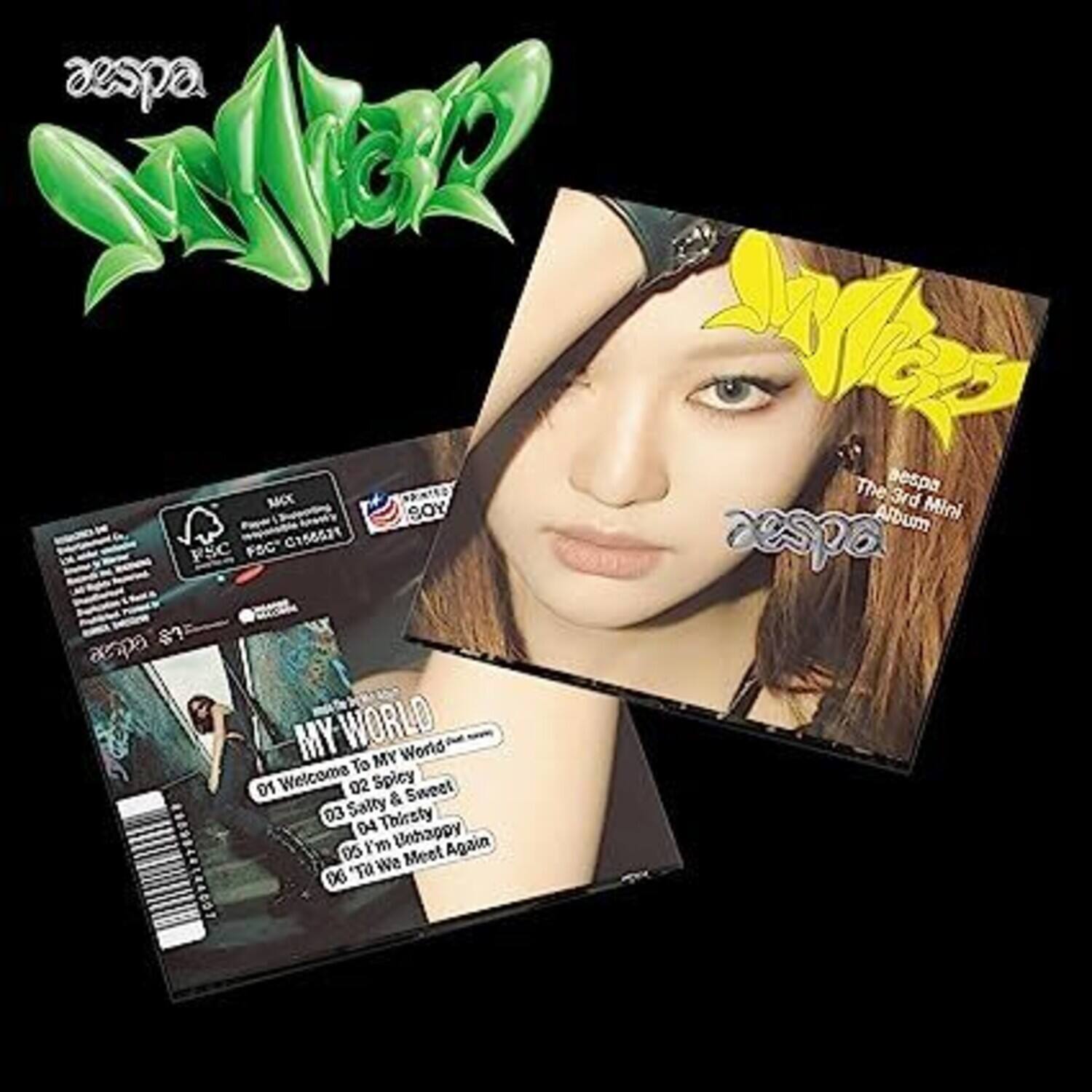 Aespa - MY WORLD - The 3rd Mini Album - POSTER Ver.  - COMPACT DISCS [CD] price history on PriceWatchPro