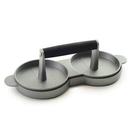 Norpro - Nonstick Cast Aluminum Double Hamburger Press - Silver