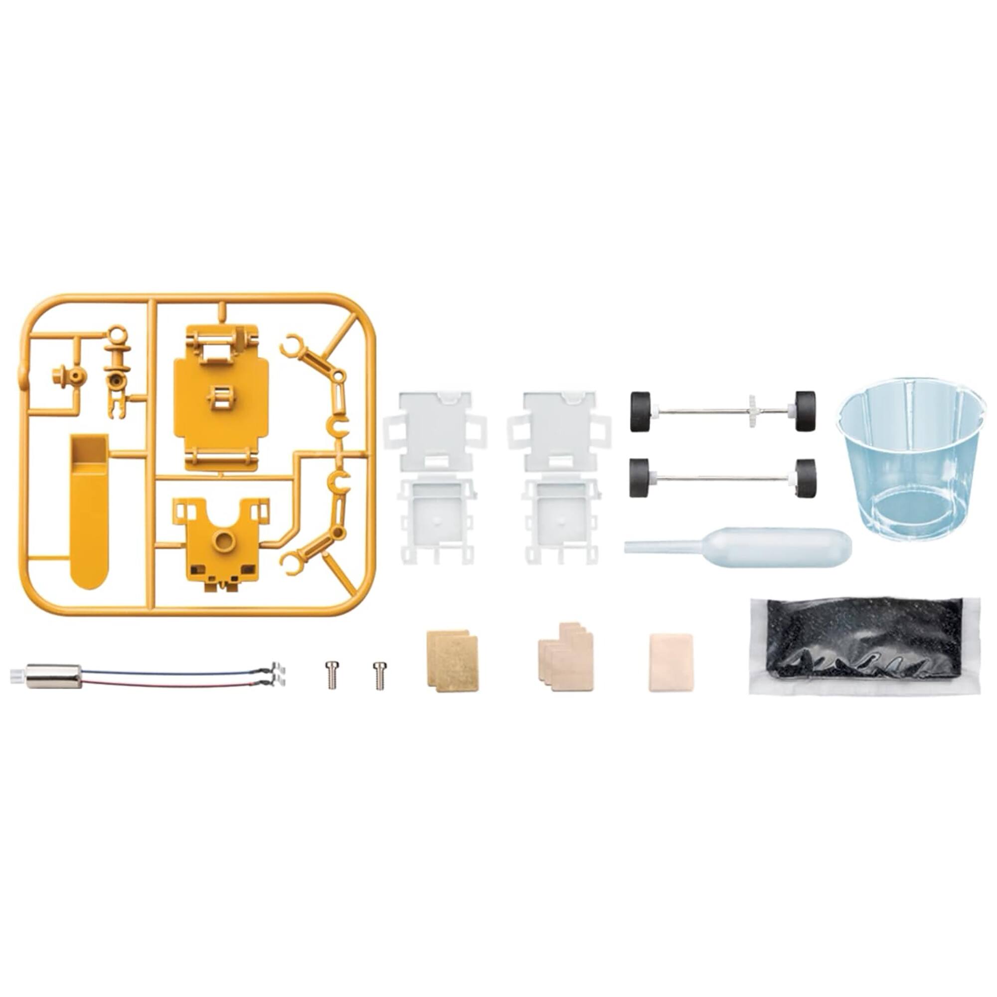 Alt View 6. 4M - Green Science Salt Powered Robot - DIY Mini Building Kit - Mulitcolor.
