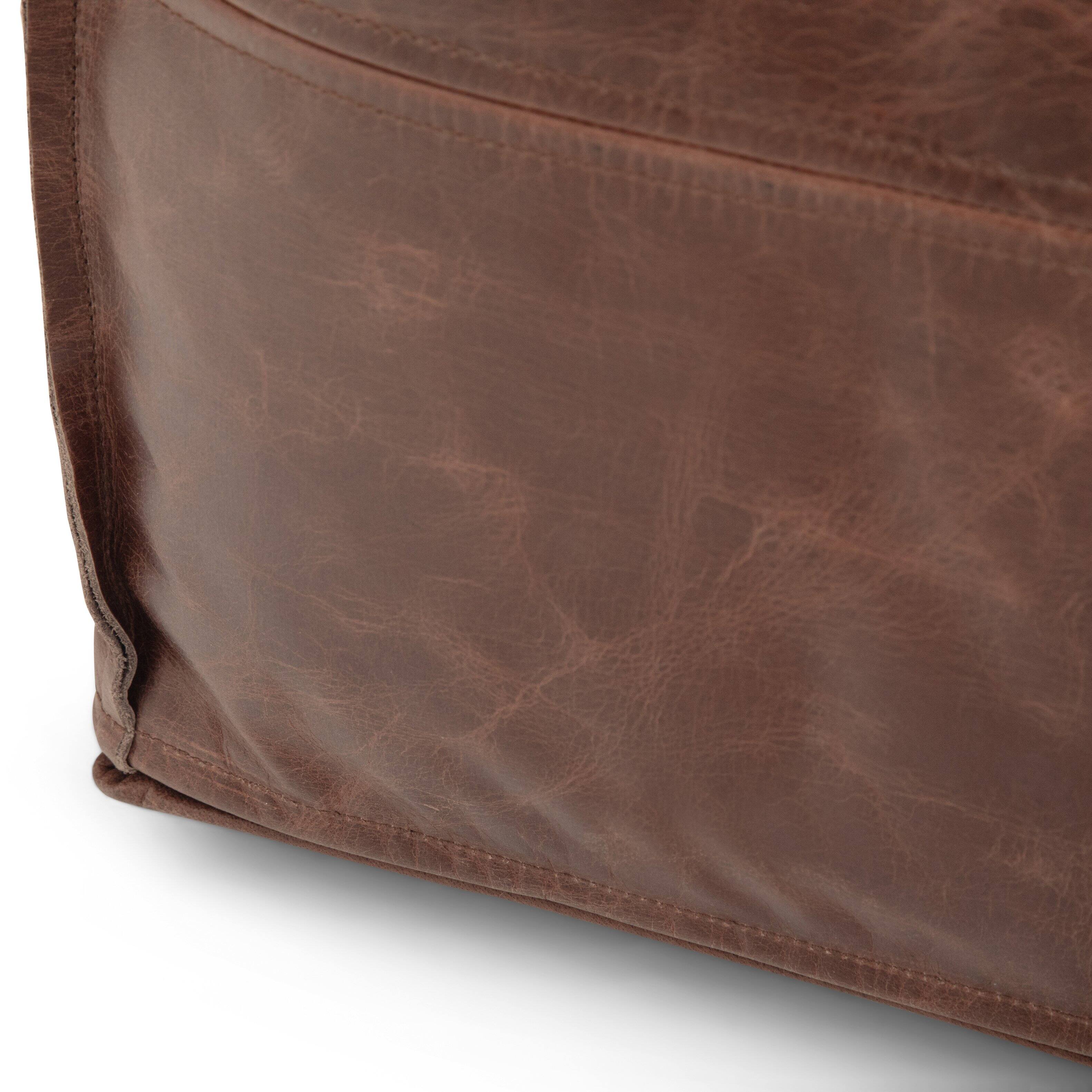 Alt View 13. Simpli Home - Sheffield Square Pouf - Brown.