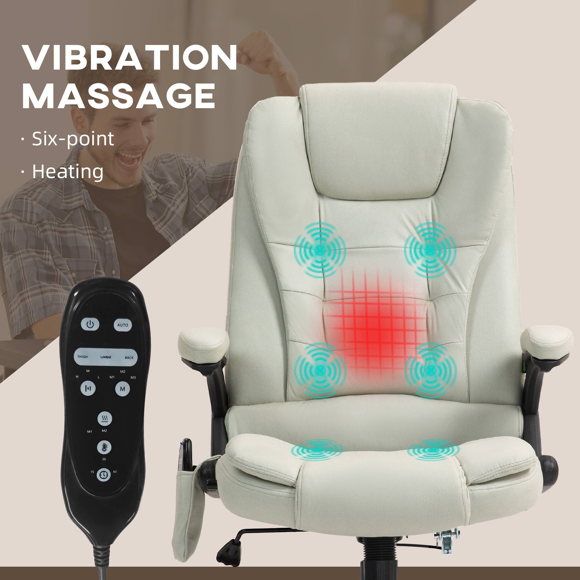 VIBRATION MASSAGE
Six-point
Heating
AUTO