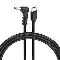 Front. Unique Bargains - USB C to DC Power Cable, 12V 3A 36W, 3.5x1.35mm, PD Trigger for Laptop, Monitor, Security Camera - Black.