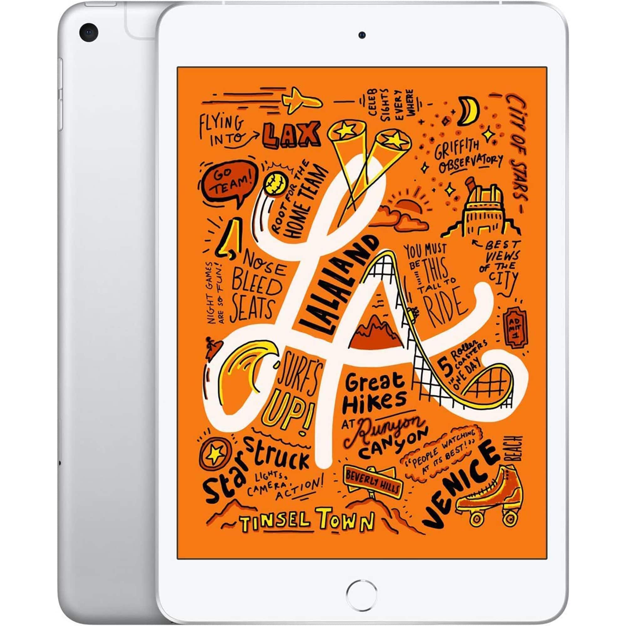 Certified Refurbished - Apple 7.9-Inch iPad Mini (5th Generation) (2019) Wi-Fi + Cellular - 256GB - Gold (Unlocked) - Front_Zoom