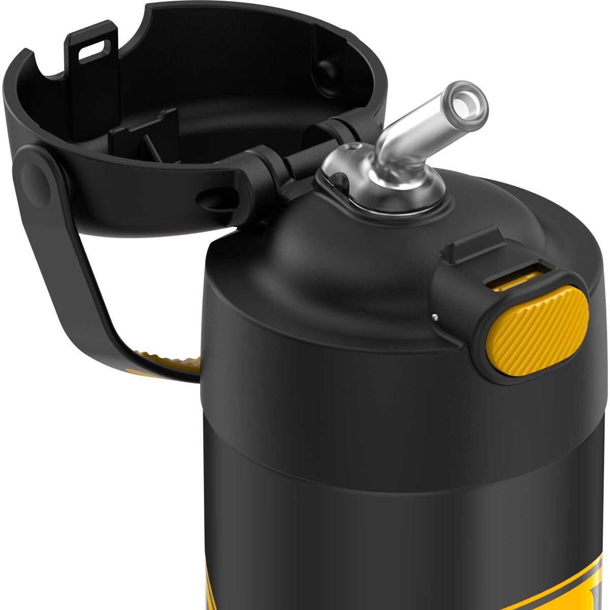 Alt View 3. Thermos - Thermos 12 oz. Kid's Funtainer Insulated Water Bottle - Batman - Batman.