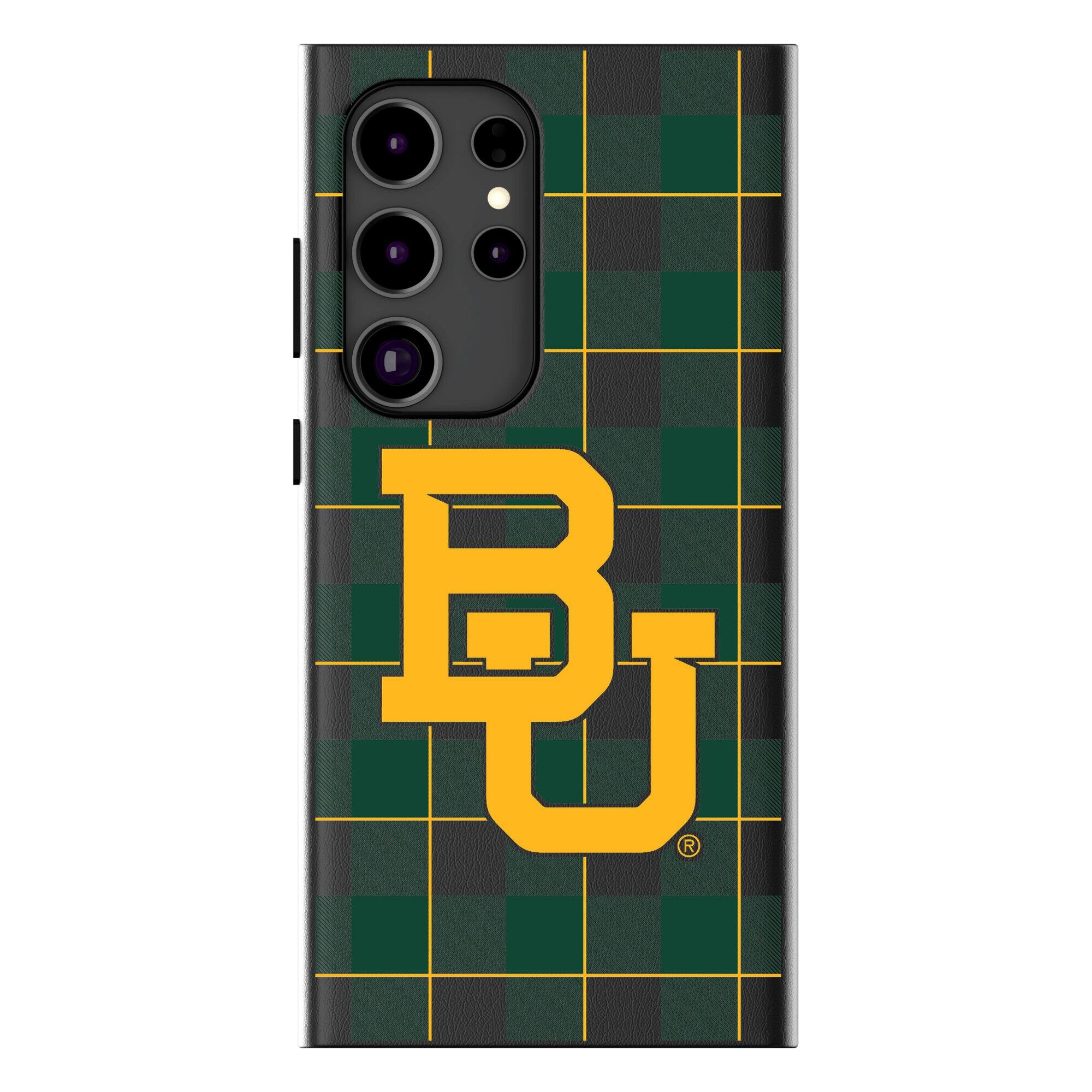Keyscaper - NCAA - Baylor Bears Plaid Galaxy Magnetic Bump Case - S25 - Black price history on PriceWatchPro
