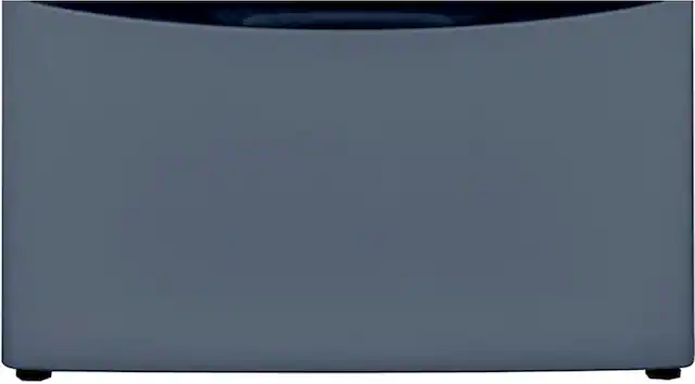 Front. Electrolux - Luxury-Glide Pedestal with Spacious Storage Drawer - Denim Blue.