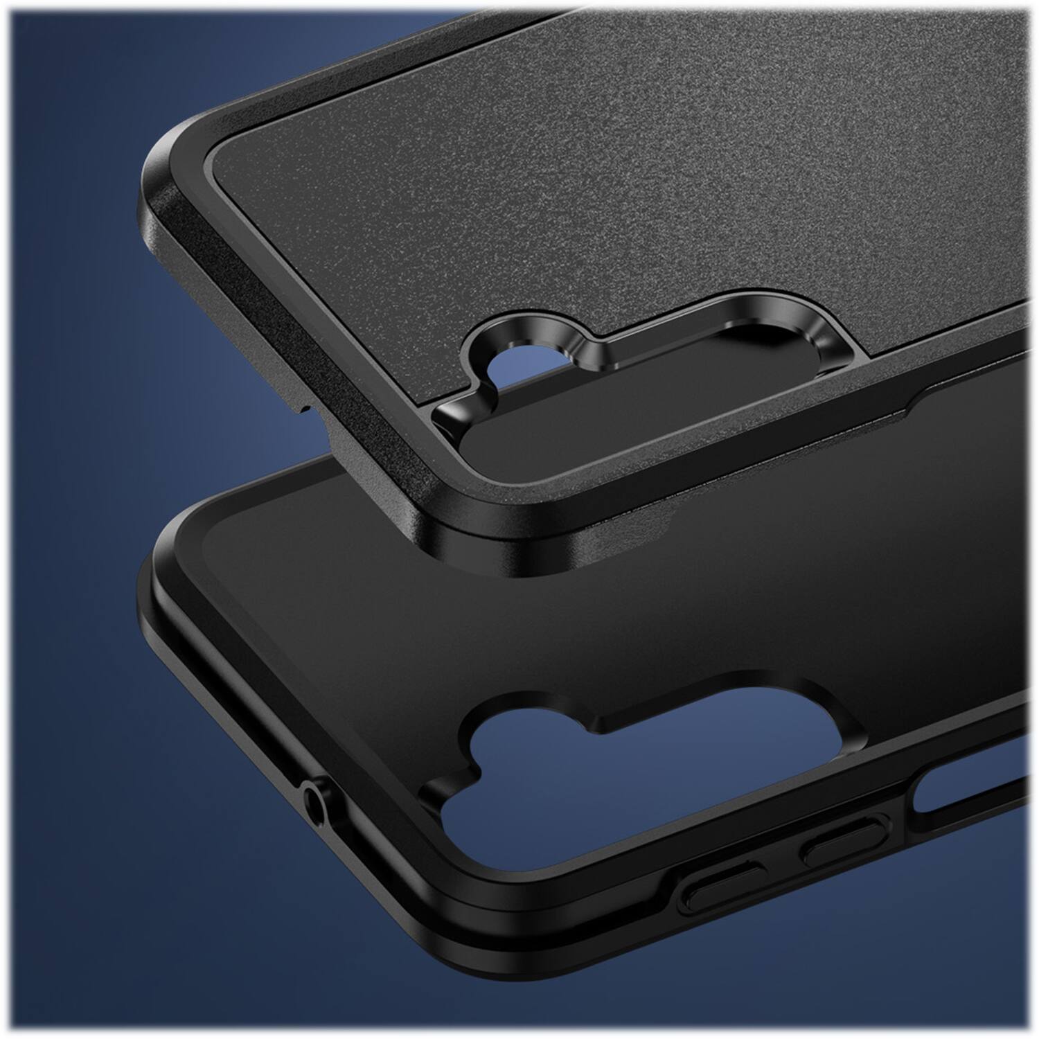 Alt View 15. SaharaCase - ArmorPro Kickstand Case for Samsung Galaxy A25 5G - Black.