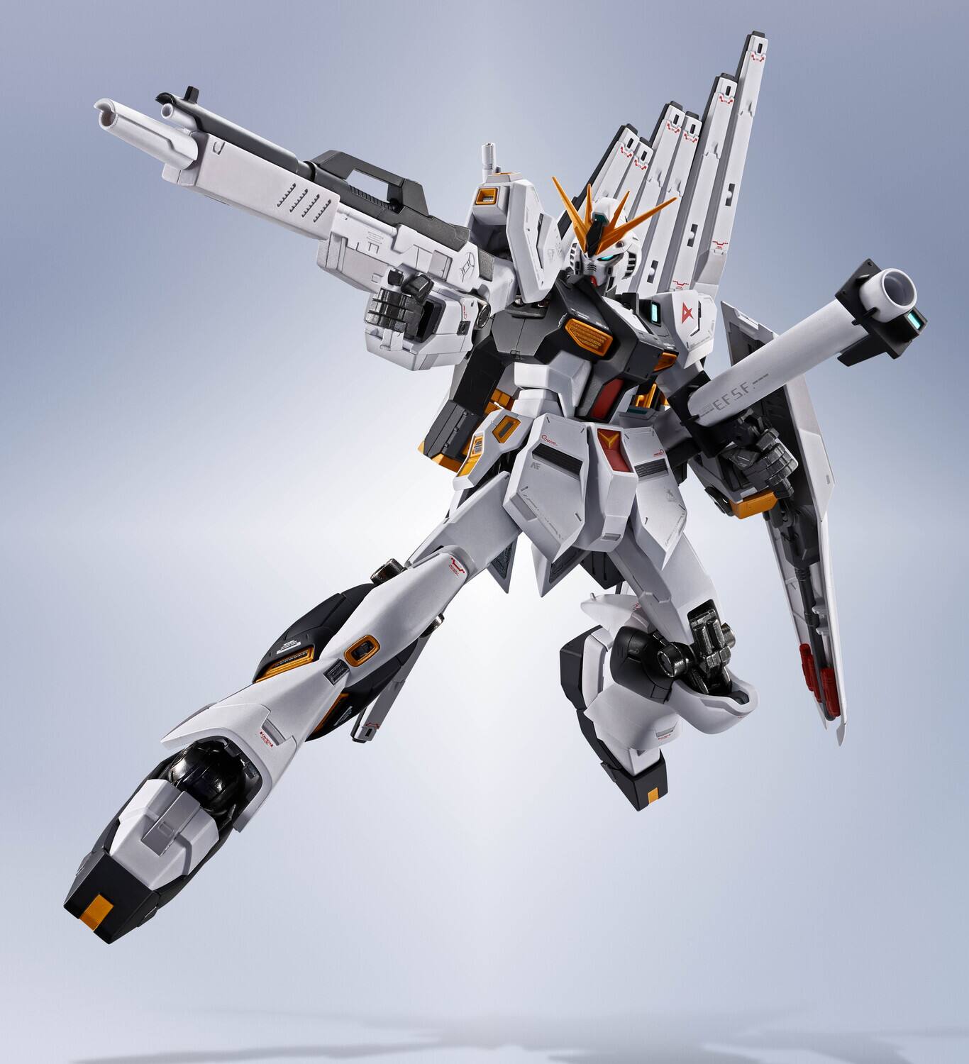 TAMASHII Mobile Suit Gundam Chars Counterattack Nu Gundam Metal Robot Spirits - COLLECTIBLES