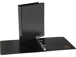 Simply - 1/2" 3-Ring View Binders, 12/Pack - Black