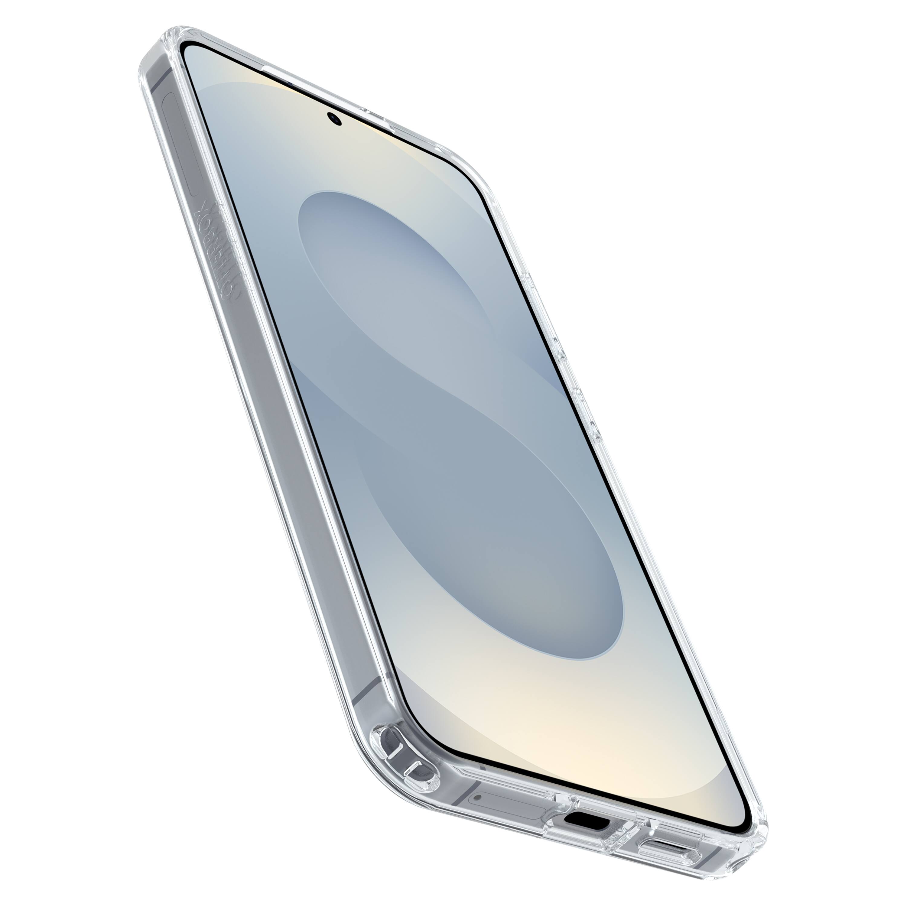 Back. OtterBox - Symmetry Series Hard Shell with Magnets for Samsung Galaxy S25+ - Clear.