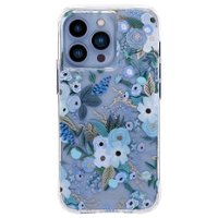 Rifle Paper - iPhone 13 Pro w/ Antimicrobial - Garden Party Blue - Front_Zoom