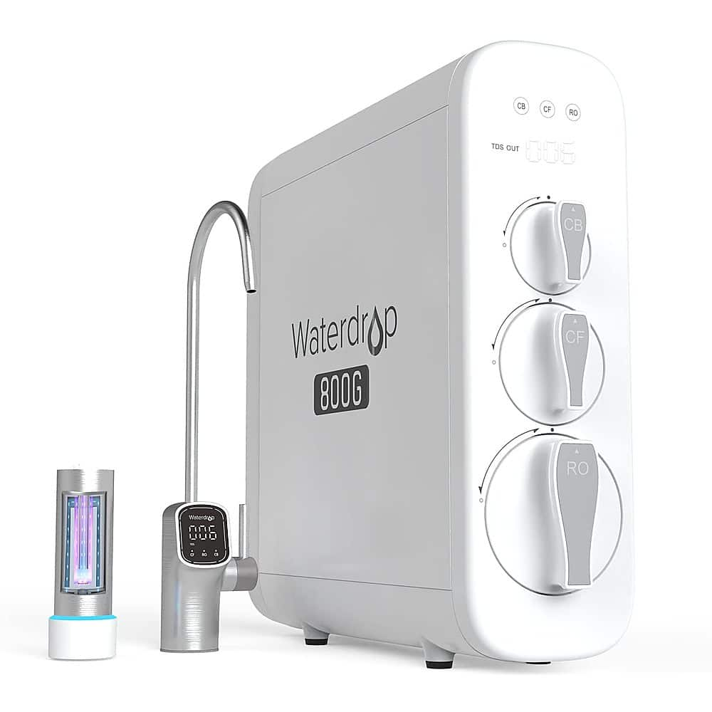 Waterdrop – 800GPD Tankless Reverse Osmosis Water Filter with UV Light – White Sansujyuku sansujyuku.com