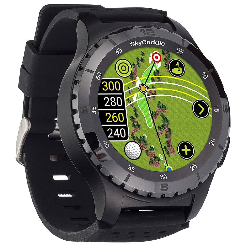 Alt View 11. SkyCaddie - TourBook Golf GPS Smartwatch - Black.