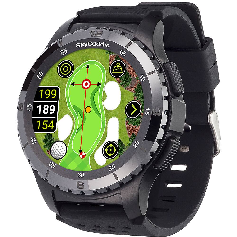 Alt View 17. SkyCaddie - TourBook Golf GPS Smartwatch - Black.