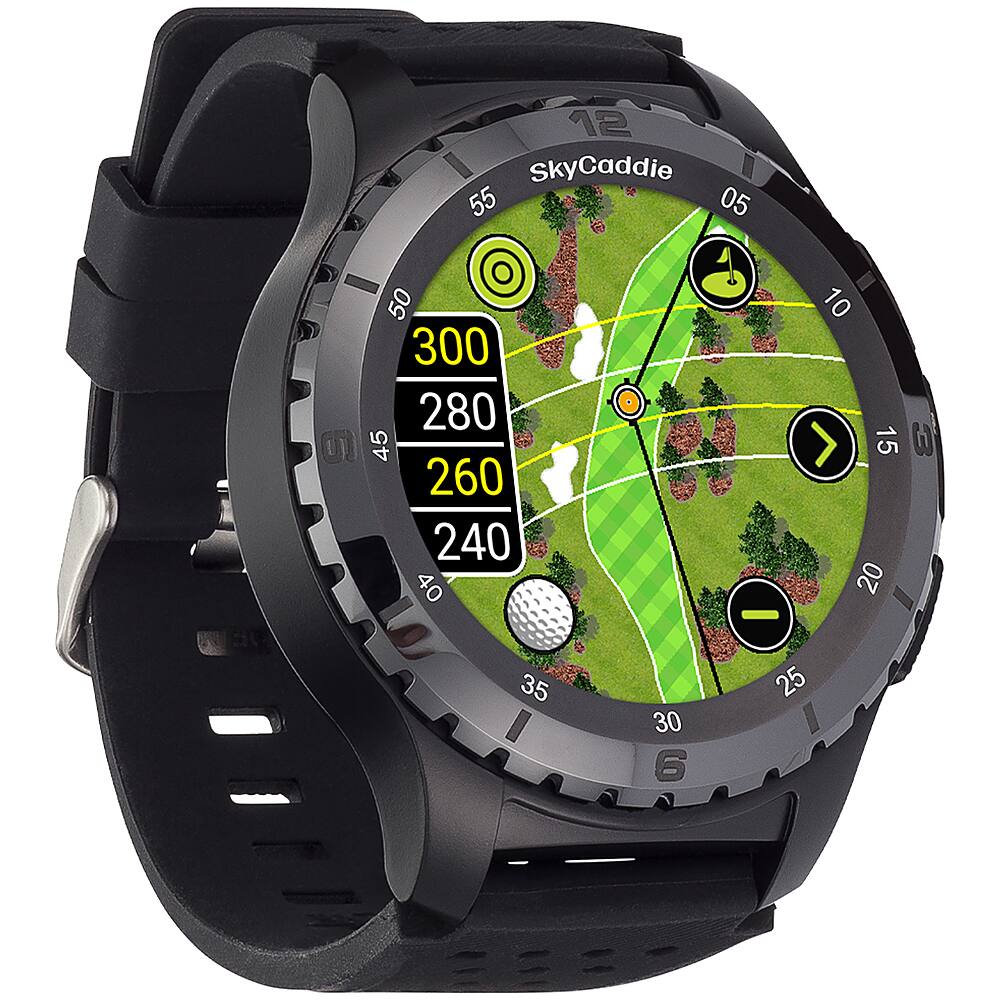 Alt View 18. SkyCaddie - TourBook Golf GPS Smartwatch - Black.