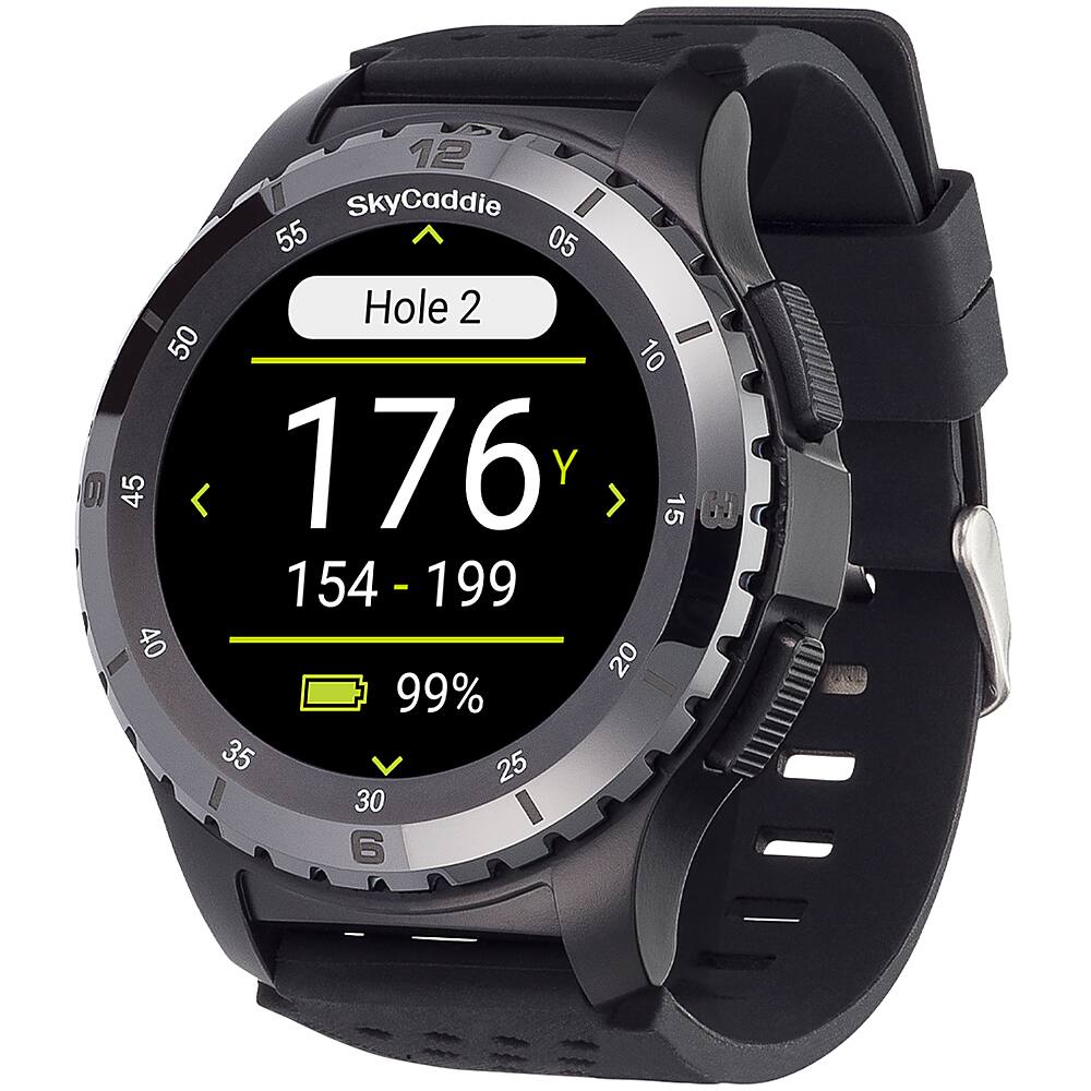 Alt View 19. SkyCaddie - TourBook Golf GPS Smartwatch - Black.