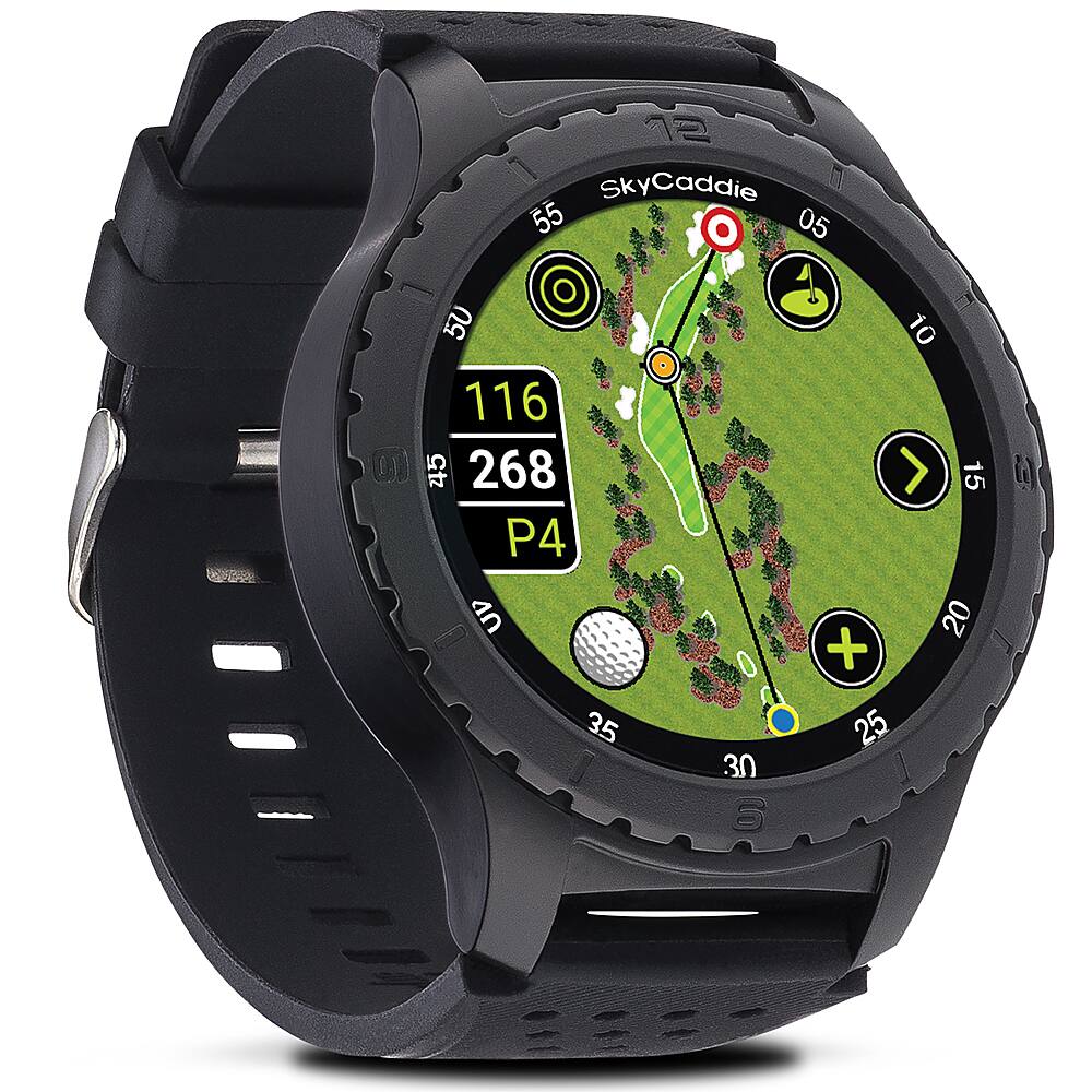 Alt View 15. SkyCaddie - TourBook Golf GPS Smartwatch - Black.