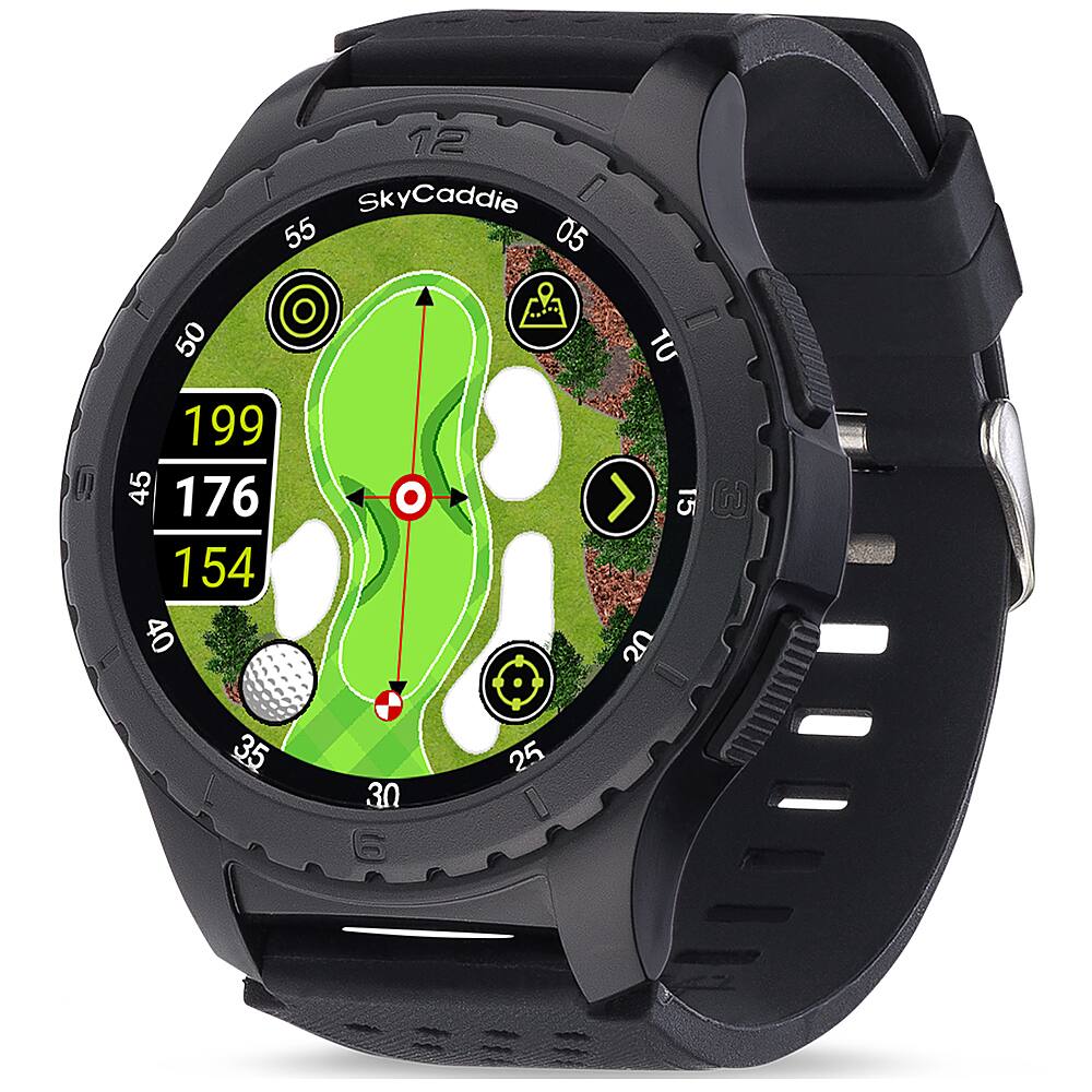 Alt View 16. SkyCaddie - TourBook Golf GPS Smartwatch - Black.