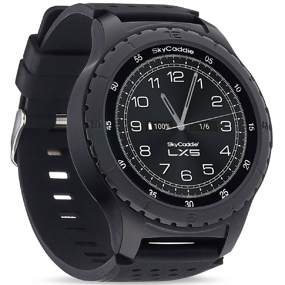 Alt View 6. SkyCaddie - TourBook Golf GPS Smartwatch - Black.