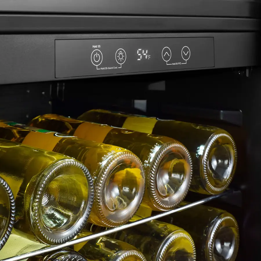Alt View 15. Insignia™ - 29-Bottle Wine Cooler with ENERGY STAR Certification - Stainless Steel.