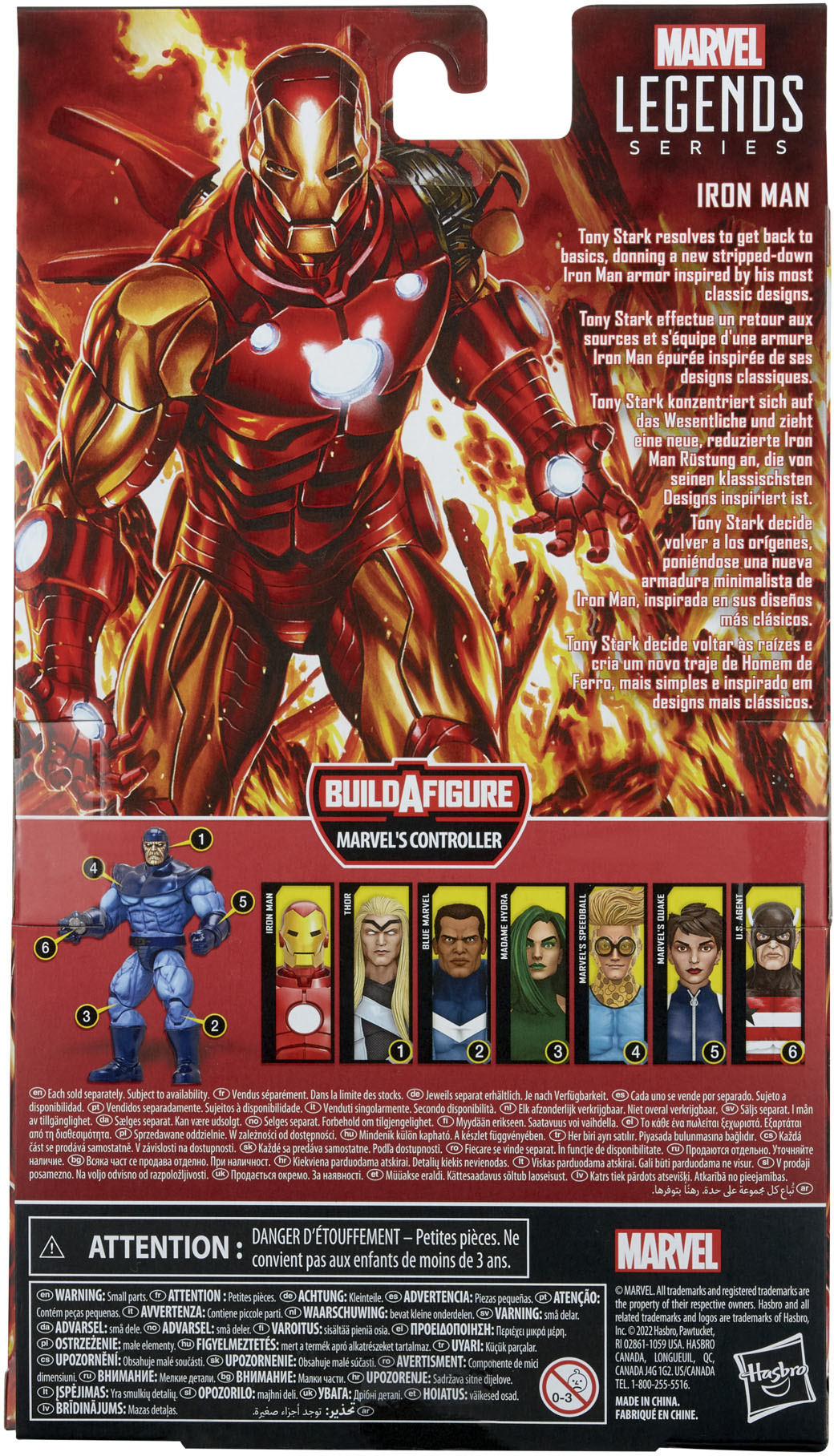 Angle View: Marvel Legends Series Iron Man