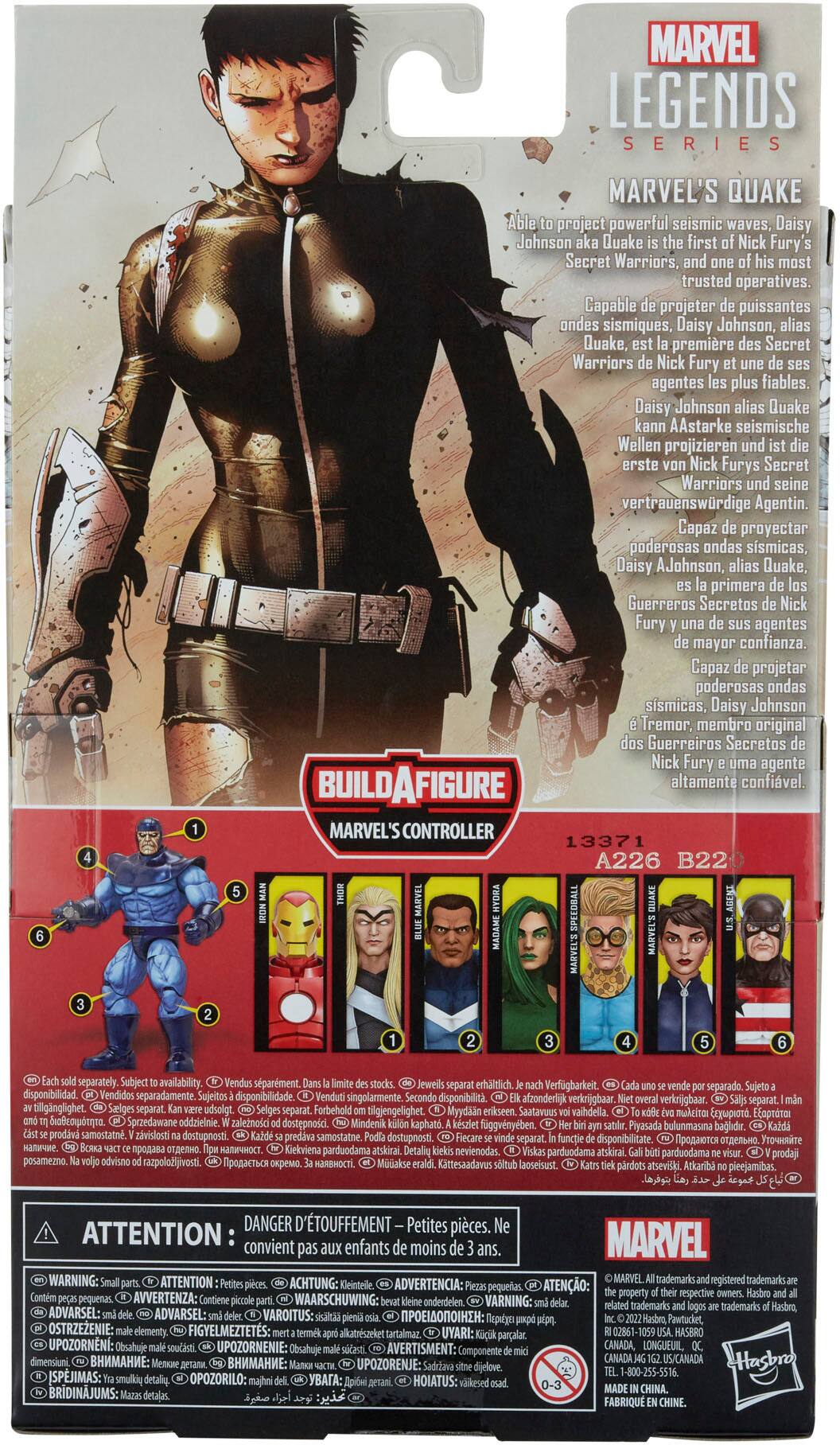 Angle. Marvel - Legends Series Marvel’s Quake.