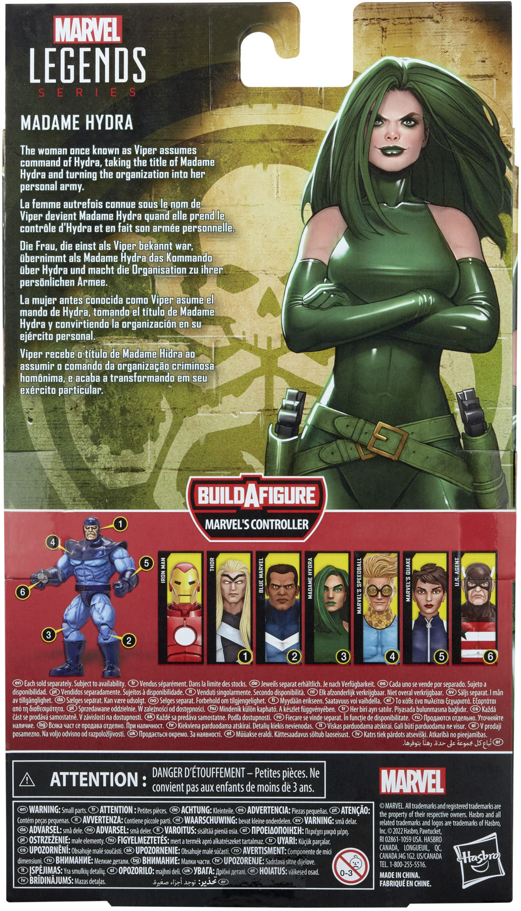 Angle View: Marvel Legends Series Madame Hydra