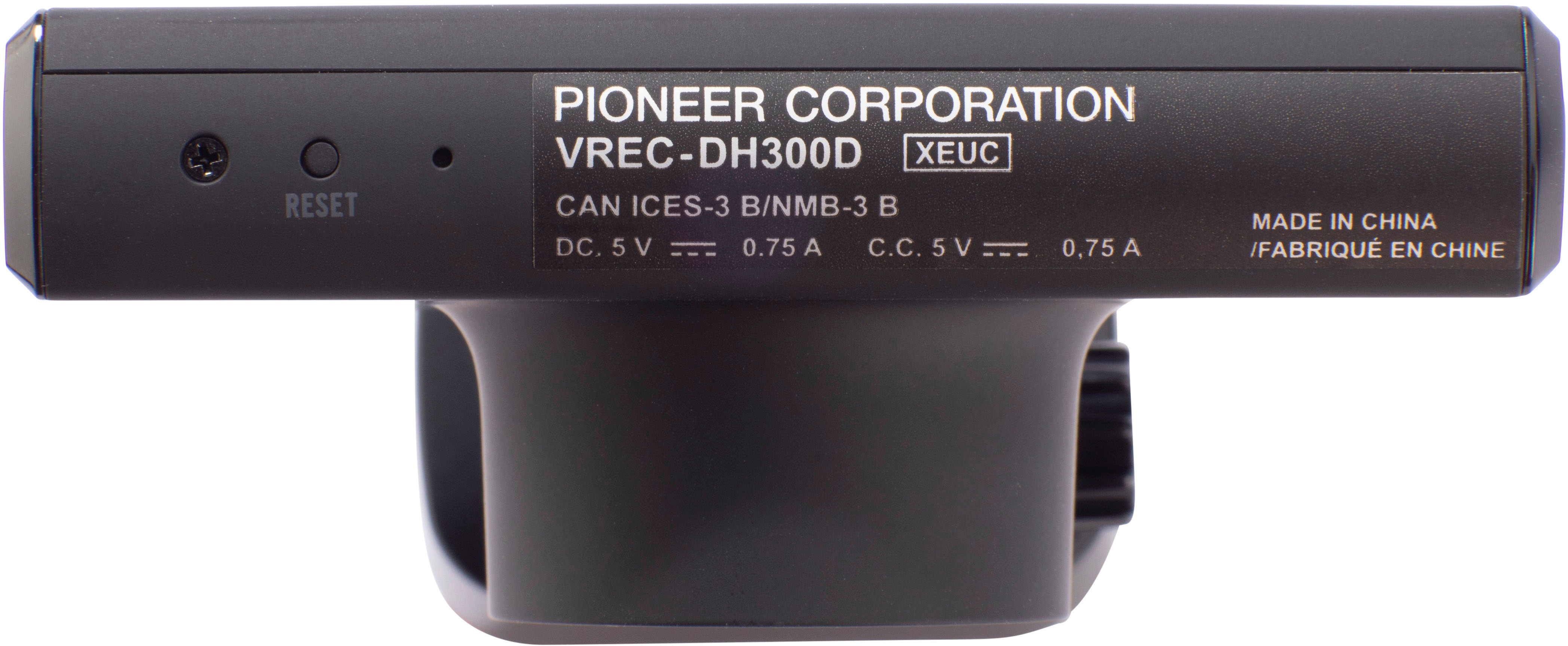 Pioneer VRec DH300D 2 Channel Dual Recording 1440p WQHD Wide Quad HD Dash Camera