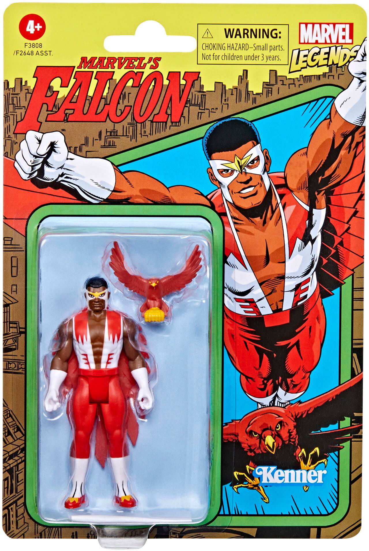 Angle. Marvel - Legends Retro 375 Marvel’s Falcon Figure.