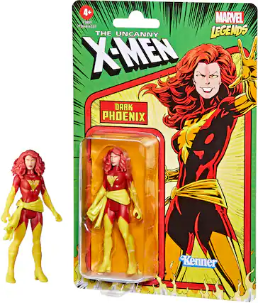 Front. Marvel - Legends Retro 375 Dark Phoenix Figure.