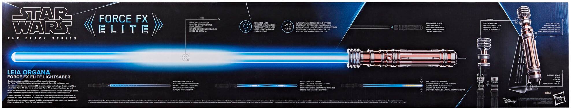 Alt View 16. Star Wars - The Black Series Leia Organa Force FX Elite Lightsaber.