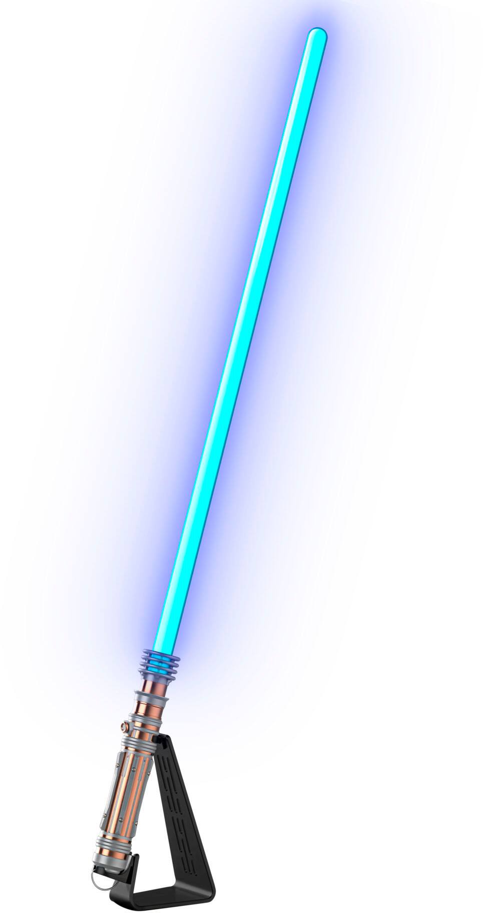 Left. Star Wars - The Black Series Leia Organa Force FX Elite Lightsaber.