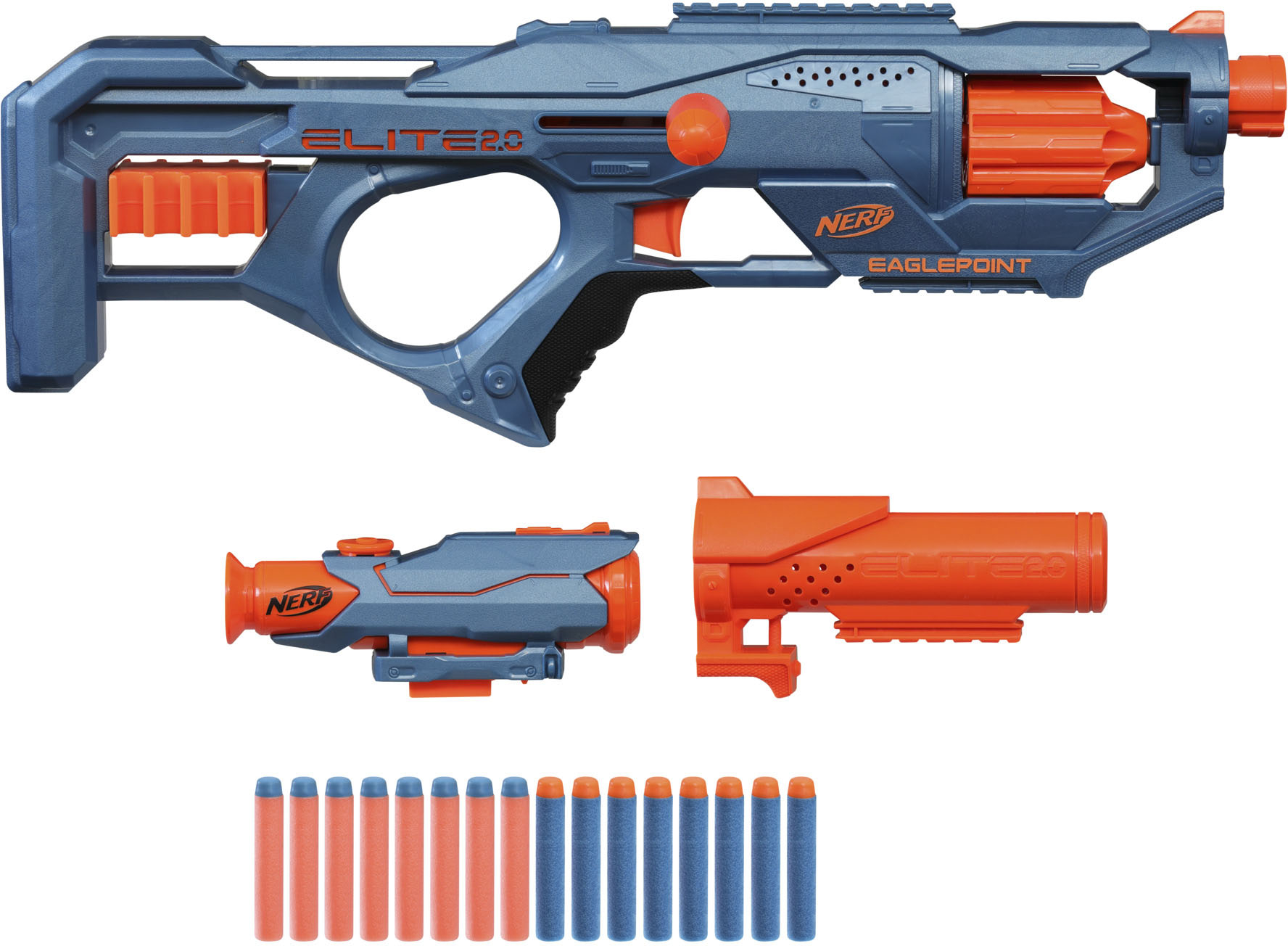 Angle View: Nerf - Rival Overwatch Soldier: 76 Blaster and Targeting Visor - Multi