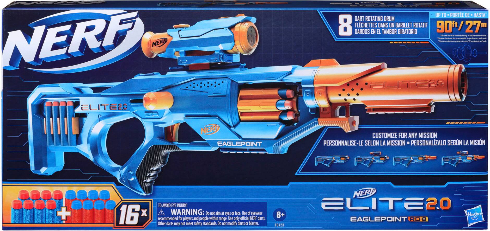 Nerf Elite 2.0 Eagle Point Slam-Fire Sniper Rifle 