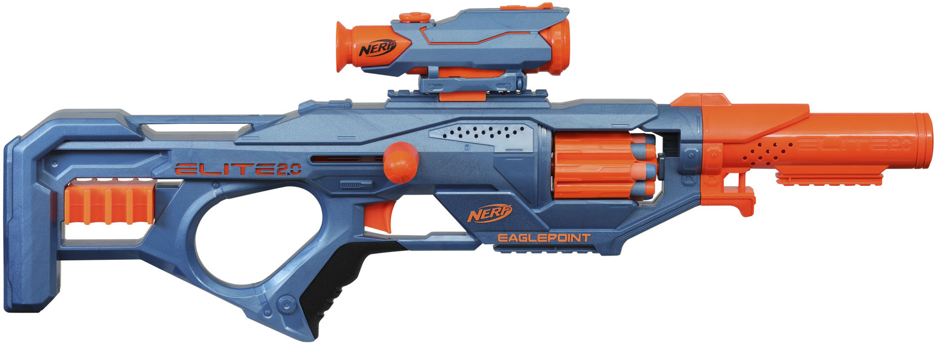 Left View: Nerf - Rival Overwatch Soldier: 76 Blaster and Targeting Visor - Multi