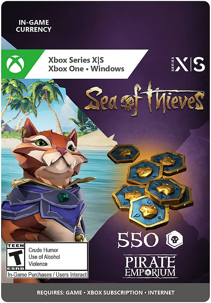 Download Xbox Sea of Thieves Captains Ancient Coin Pack 2550 Coins