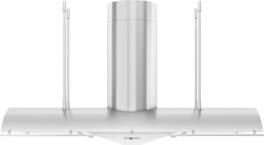 Zephyr - 60 inches - Externally Vented - Shell Range Hood - Stainless Steel