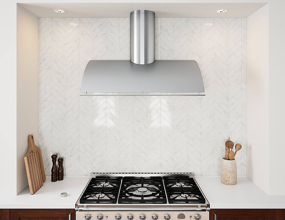 chimney cooker hood with led mood lighting