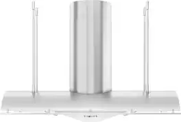 Zephyr - 54 inches - Externally Vented - Shell Range Hood - Stainless Steel